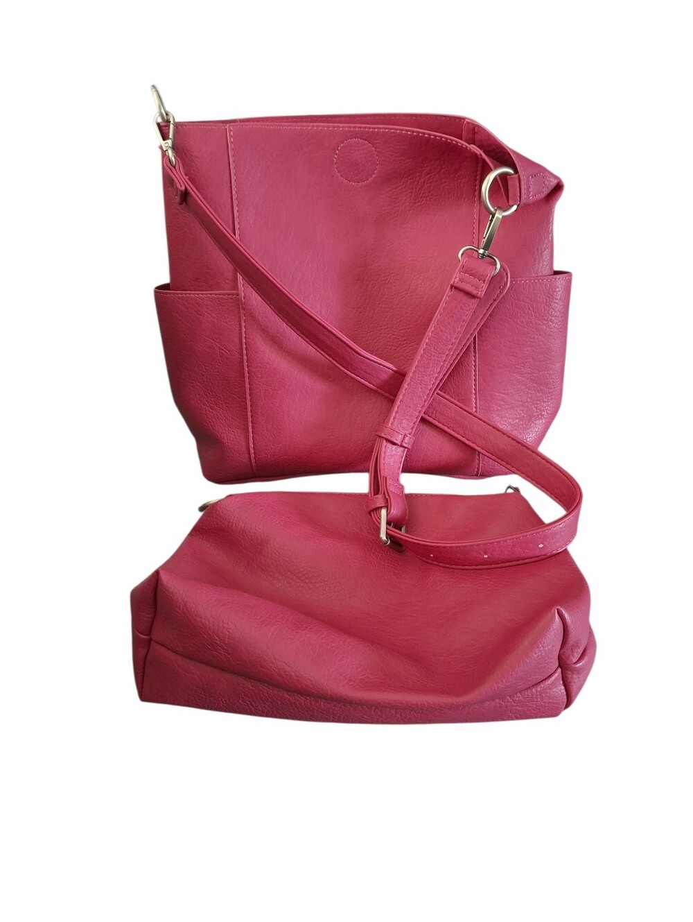 Joy Susan "Kayleigh" Side Pocket Bucket Hobo 2 in 1 Bag
